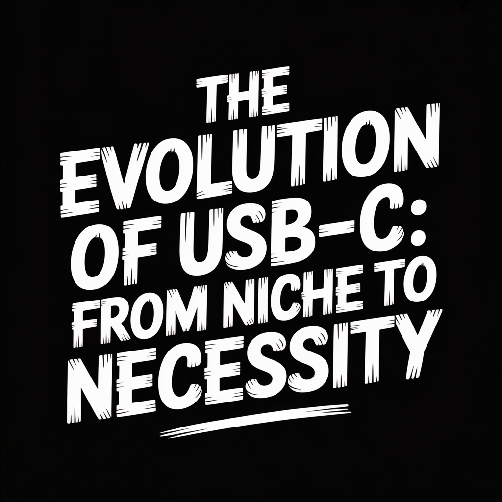 The evolution of USB-C: From niche to necessity in modern technology.