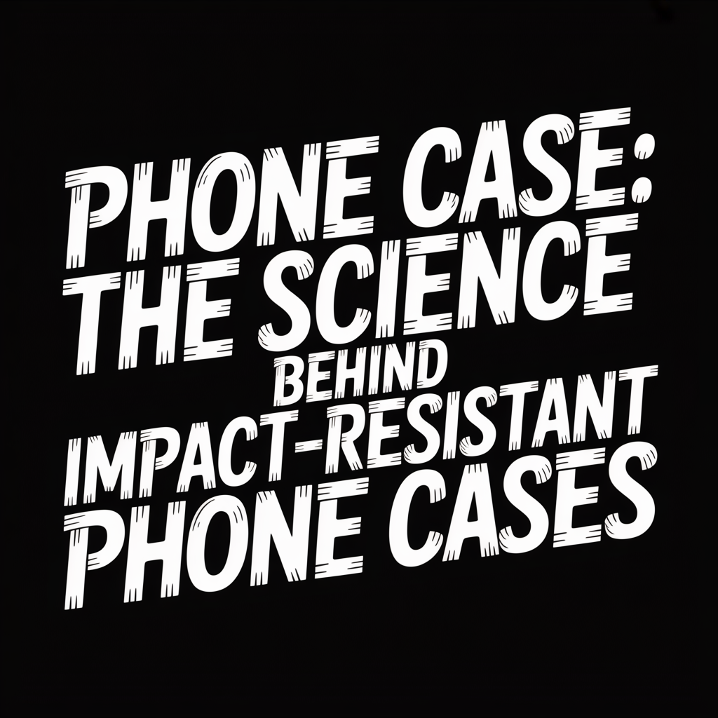 Image featuring the title 'Phone Case: The Science Behind Impact-Resistant Phone Cases' in bold white text.