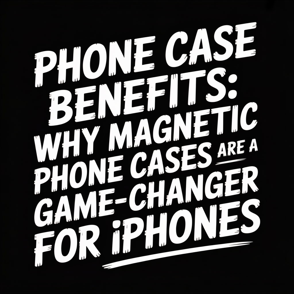 Phone Case benefits of magnetic phone cases as a game-changer for iPhones.