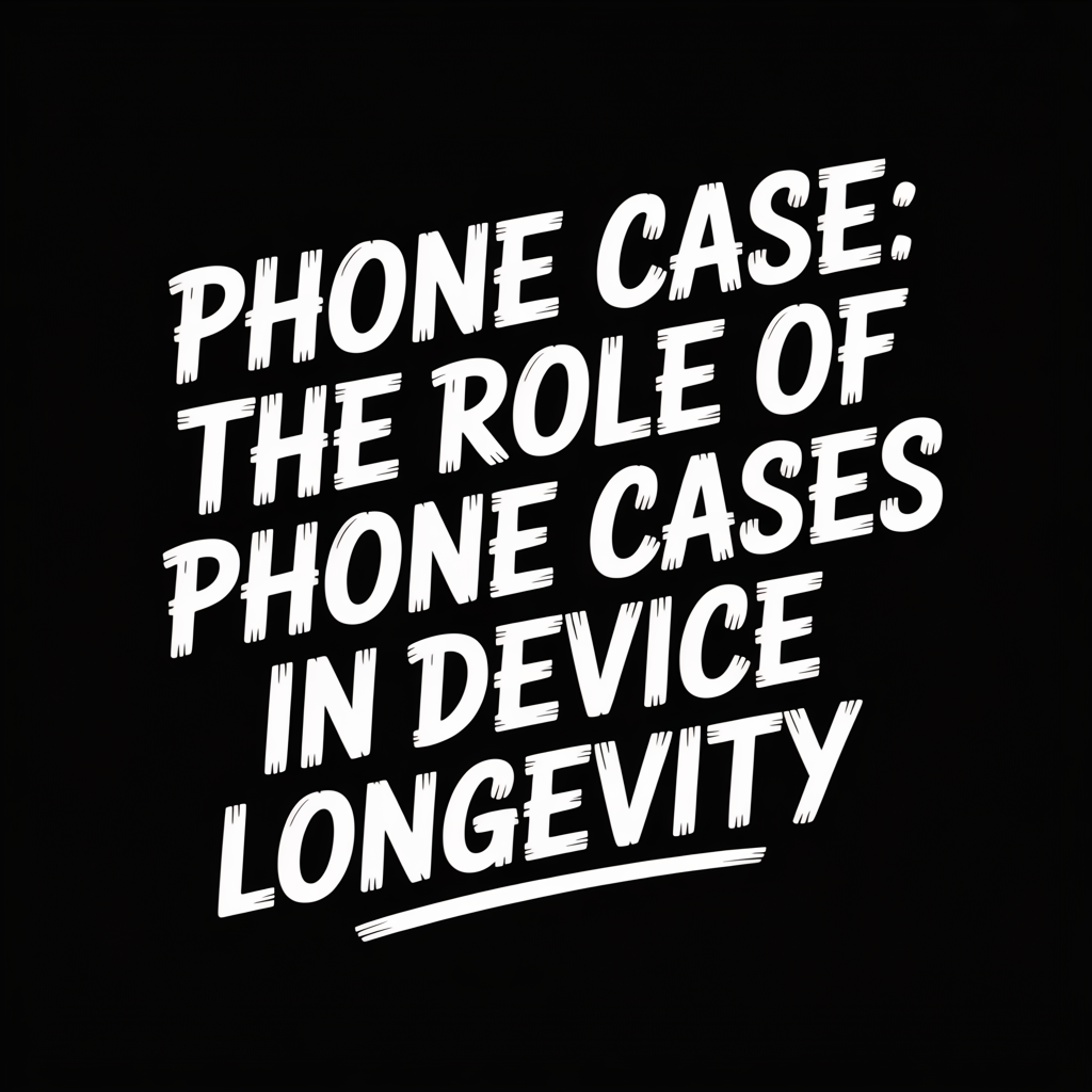 Phone Case: The Role of Phone Cases in Device Longevity graphic highlighting device protection and durability.
