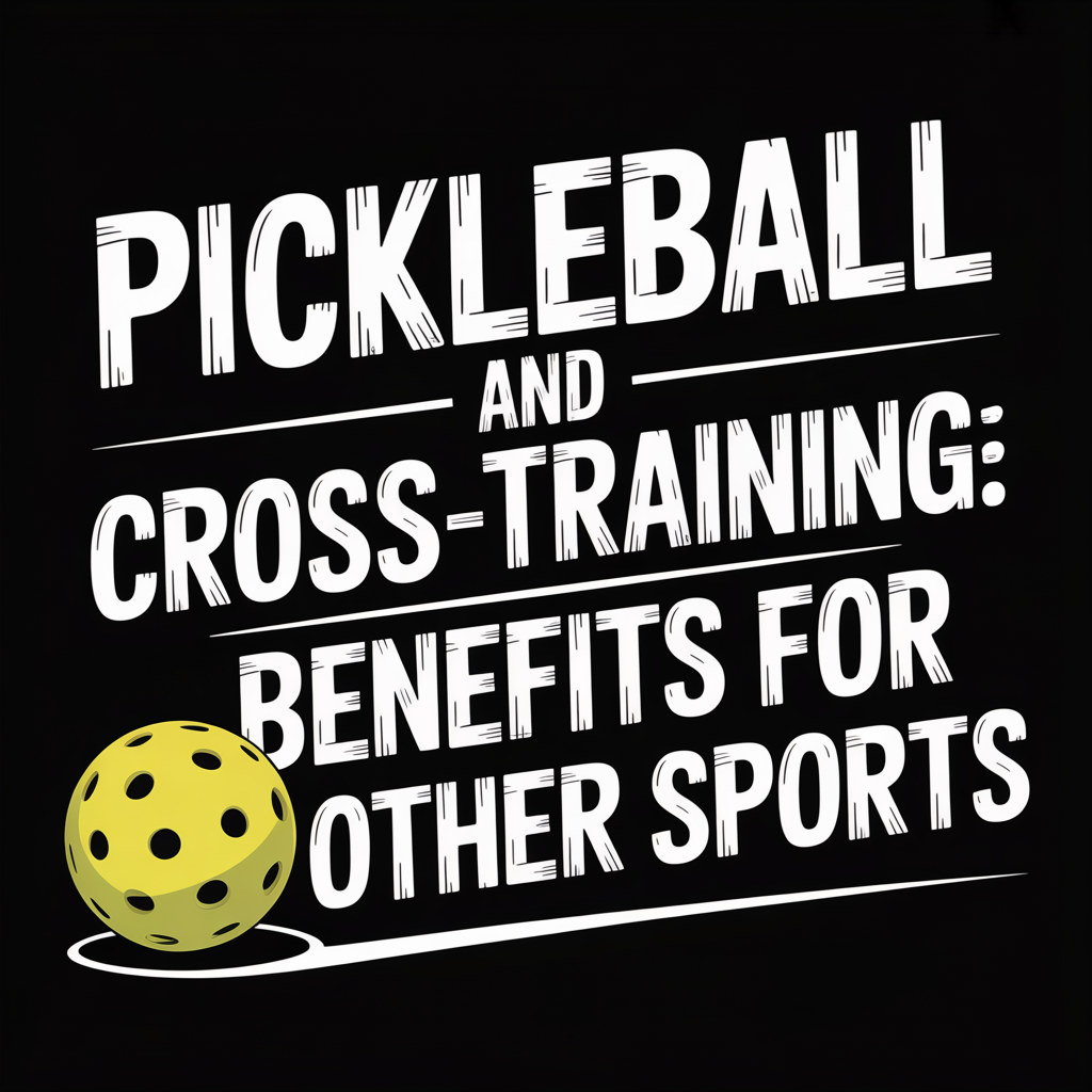 Text graphic on pickleball and cross-training benefits for improving performance in other sports.