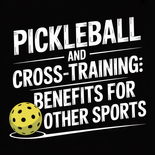 Text graphic on pickleball and cross-training benefits for improving performance in other sports.