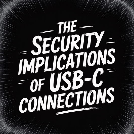 Title graphic for an article on the security implications of USB-C connections.