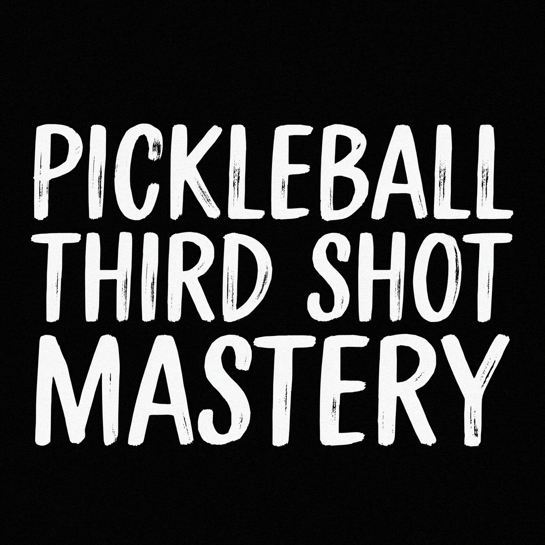 Pickleball expert techniques for mastering the third shot drop