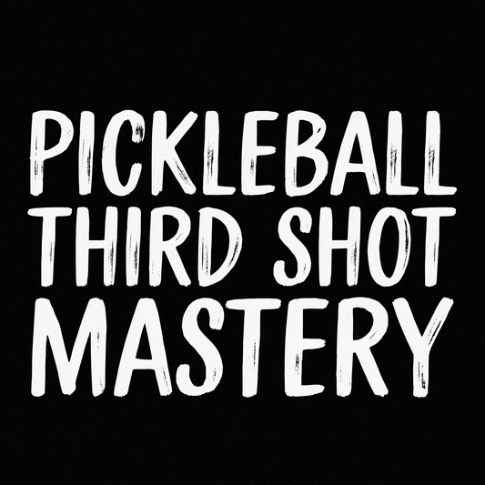 Pickleball expert techniques for mastering the third shot drop