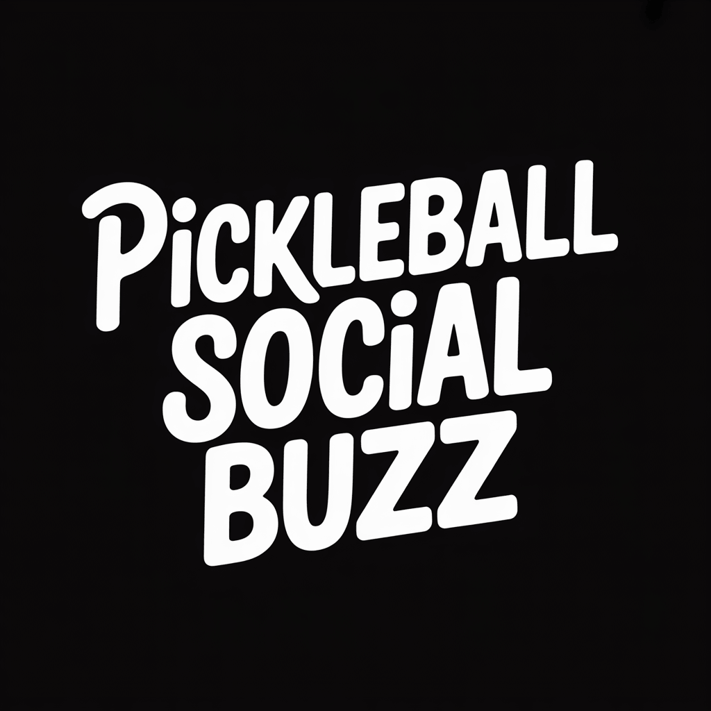 Pickleball Social Buzz logo highlighting pickleball social media influence.