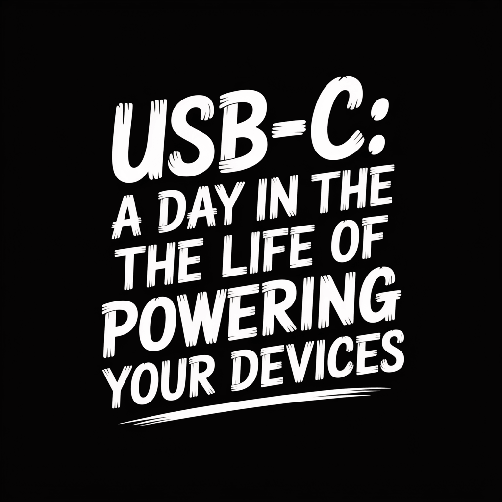 USB-C: A day in the life of powering your devices with modern technology.
