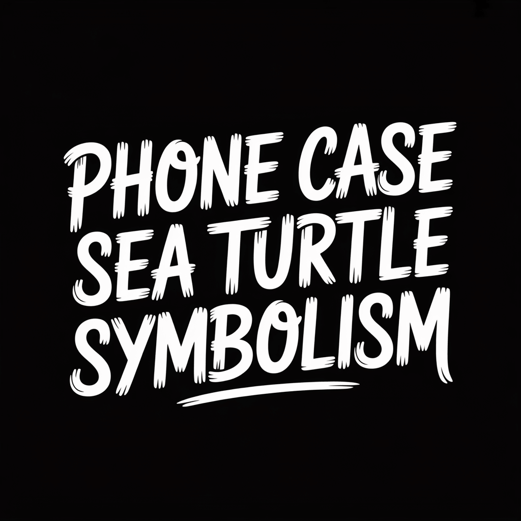 Phone Case Sea Turtle Symbolism text for ocean lovers