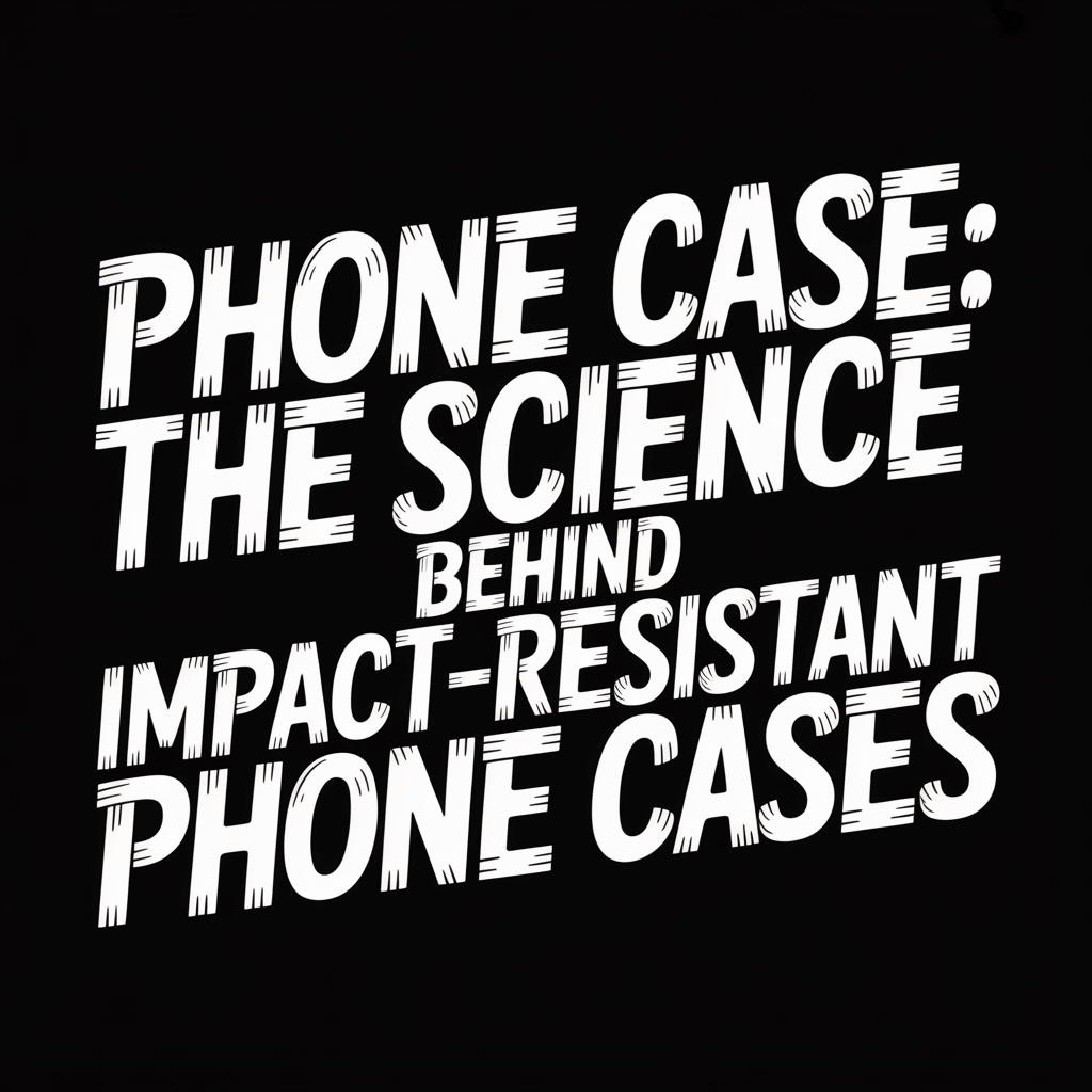 Image featuring the title 'Phone Case: The Science Behind Impact-Resistant Phone Cases' in bold white text.
