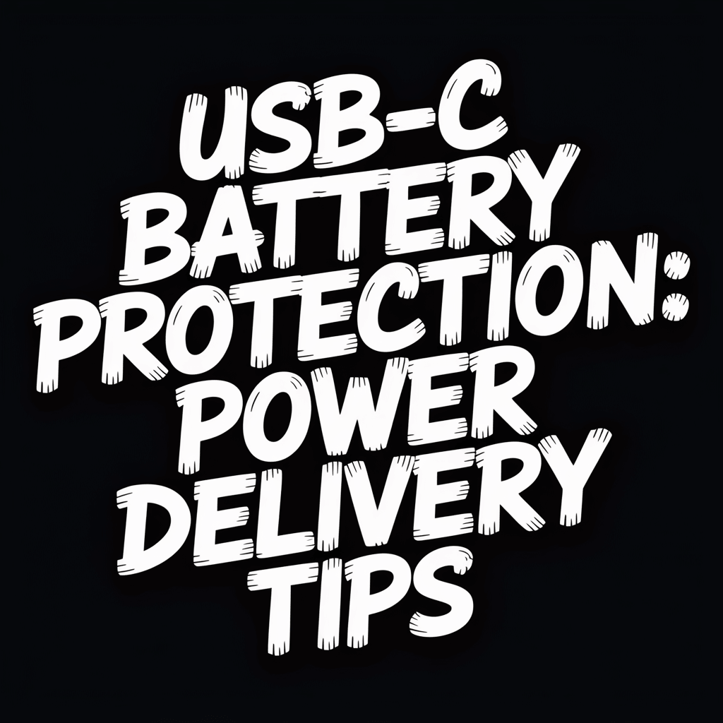 USB-C Battery Protection: Guide to Power Delivery Tips for Safe Charging