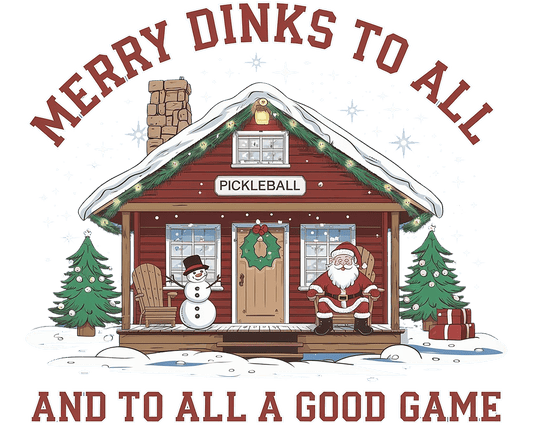 Celebrate the Season in Style: The Merry Dinks Pickleball Sweatshirt
