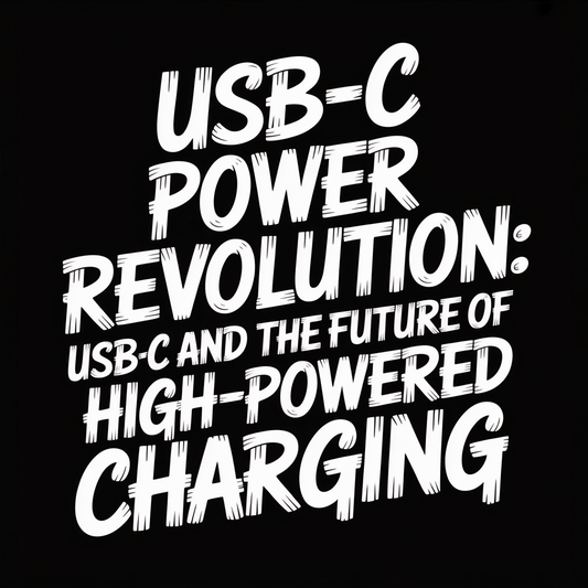 USB-C Power Revolution: Future of USB-C high-powered charging.