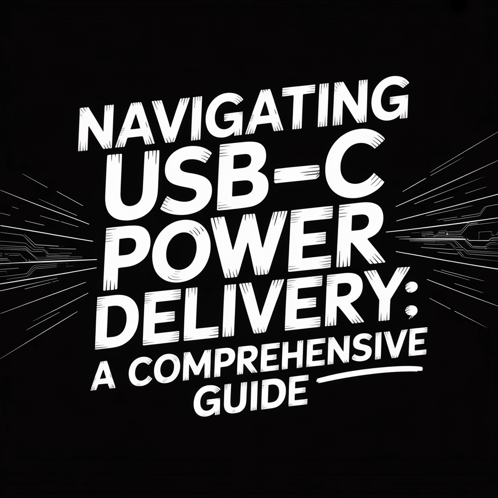 Navigating USB-C Power Delivery: A Comprehensive Guide title graphic.