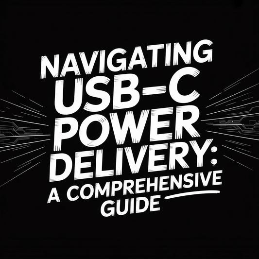 Navigating USB-C Power Delivery: A Comprehensive Guide title graphic.