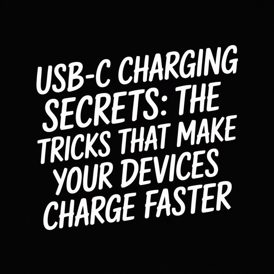 Image featuring USB-C charging secrets for faster device charging tricks.