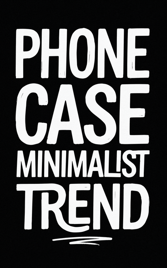 Phone Case Minimalist Trend