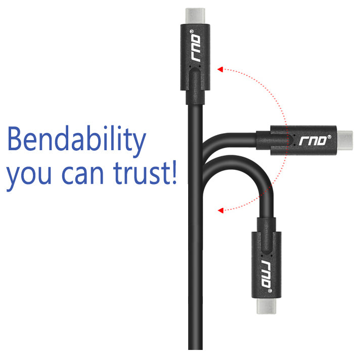 USB-C Cable - Fast 10Gbps Data Transfer & Reversible Design