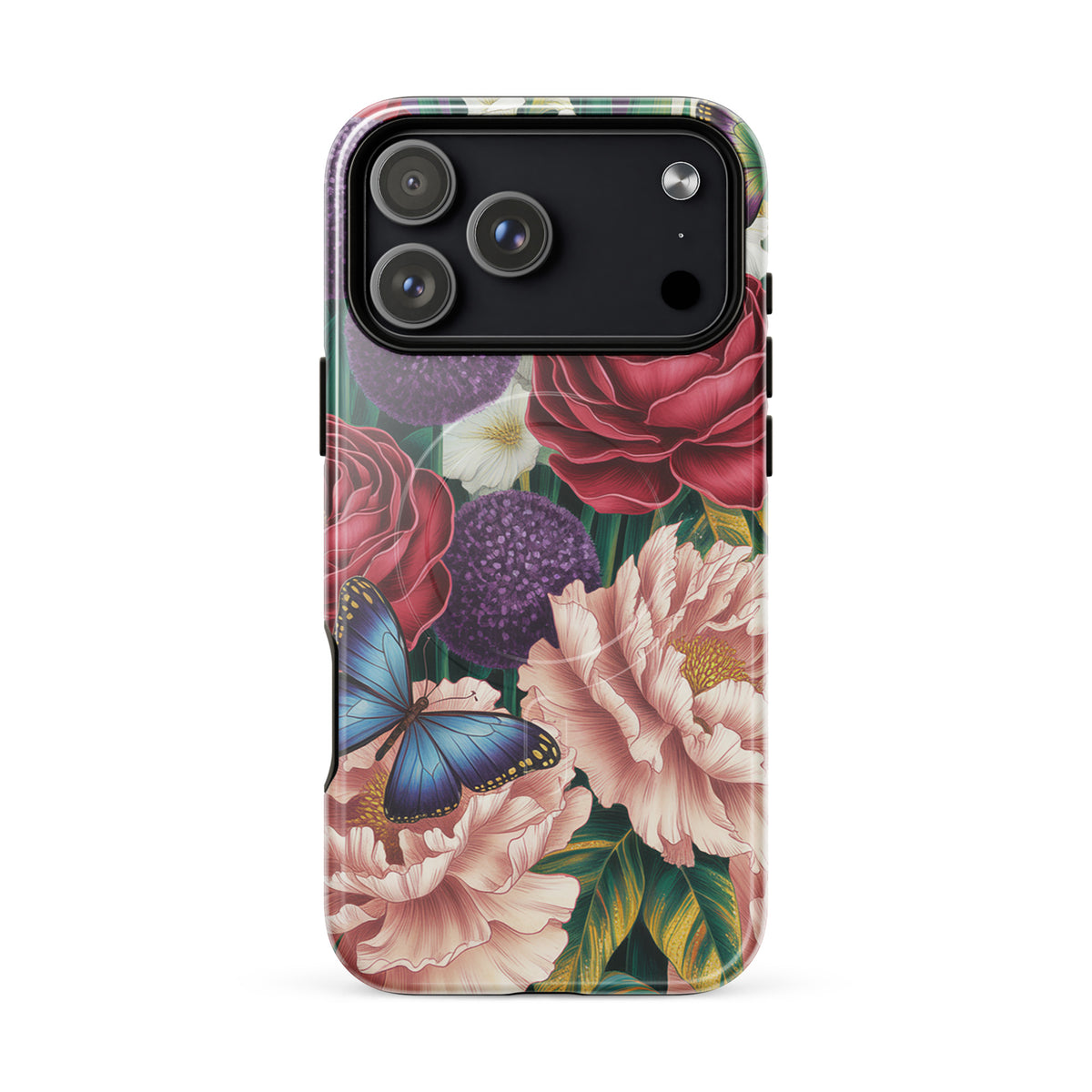 Magnetic Phone Case for iPhone: Botanical Garden Bloom (xx114)