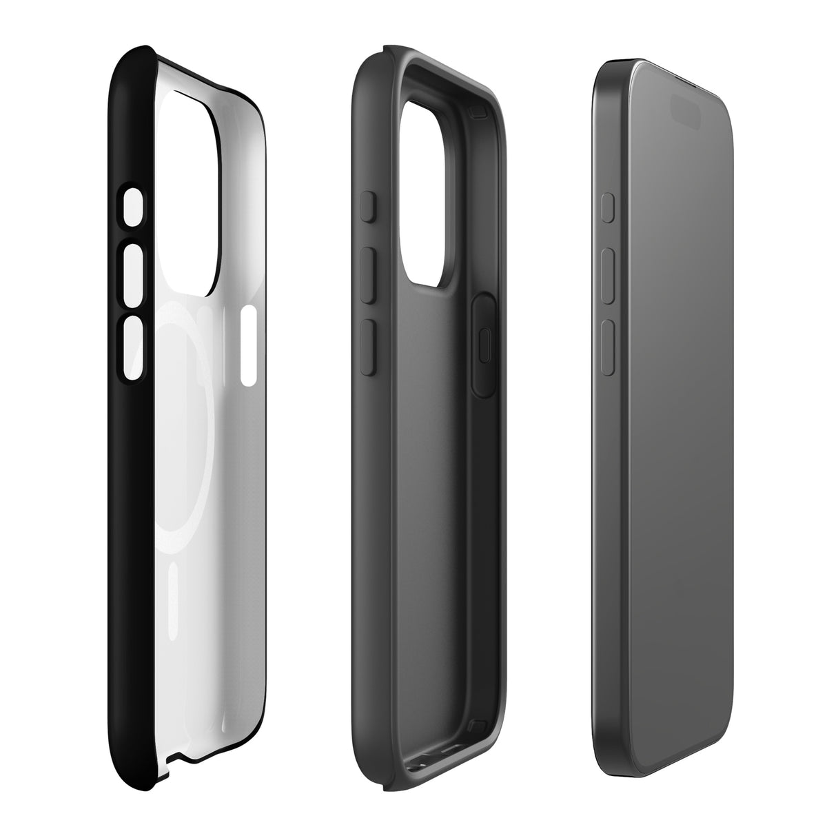 Magnetic Phone Case for iPhone with heart design, available in vibrant colors showcasing bold style and protection.