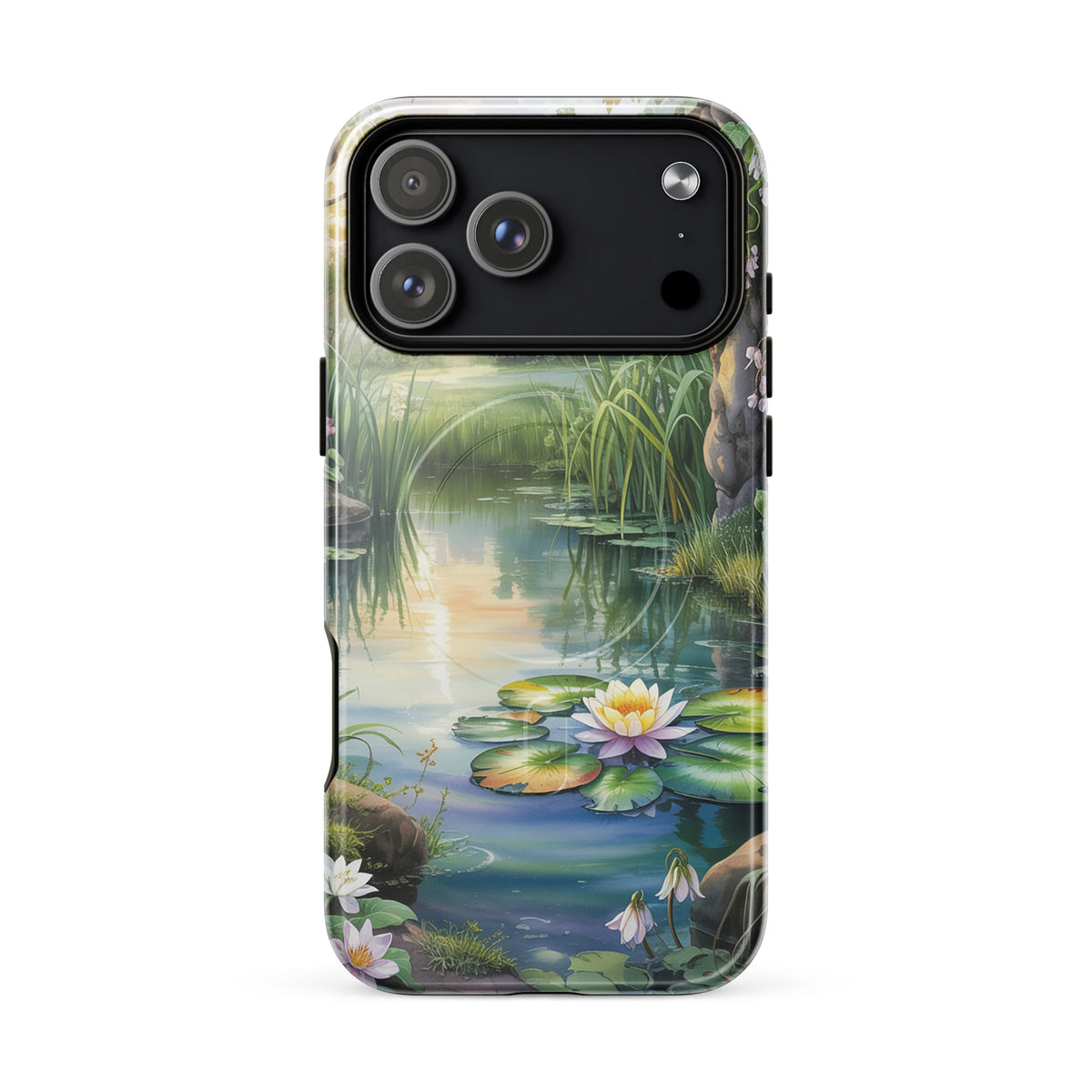 Magnetic Phone Case for iPhone: Enchanted Pond (xx112)