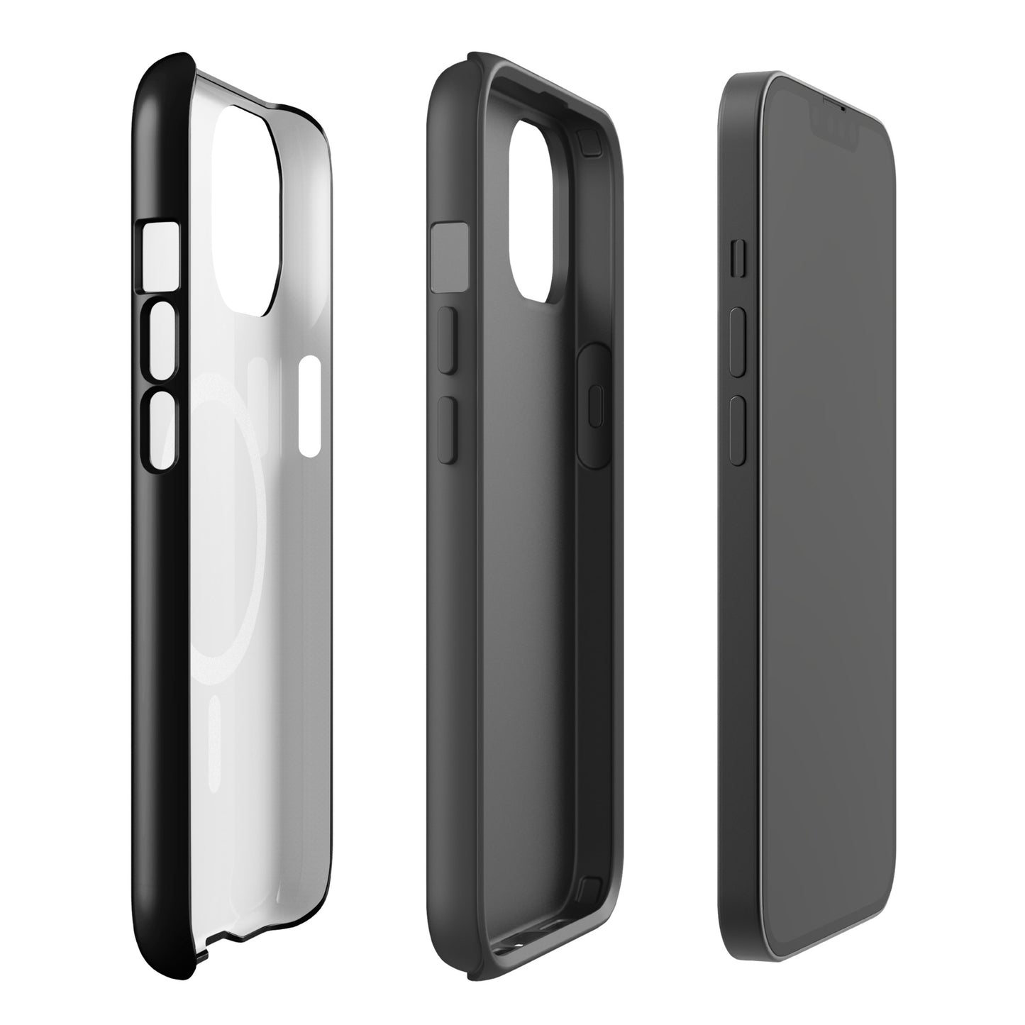 Magnetic Phone Case for iPhone with heart paw print design and durable protection