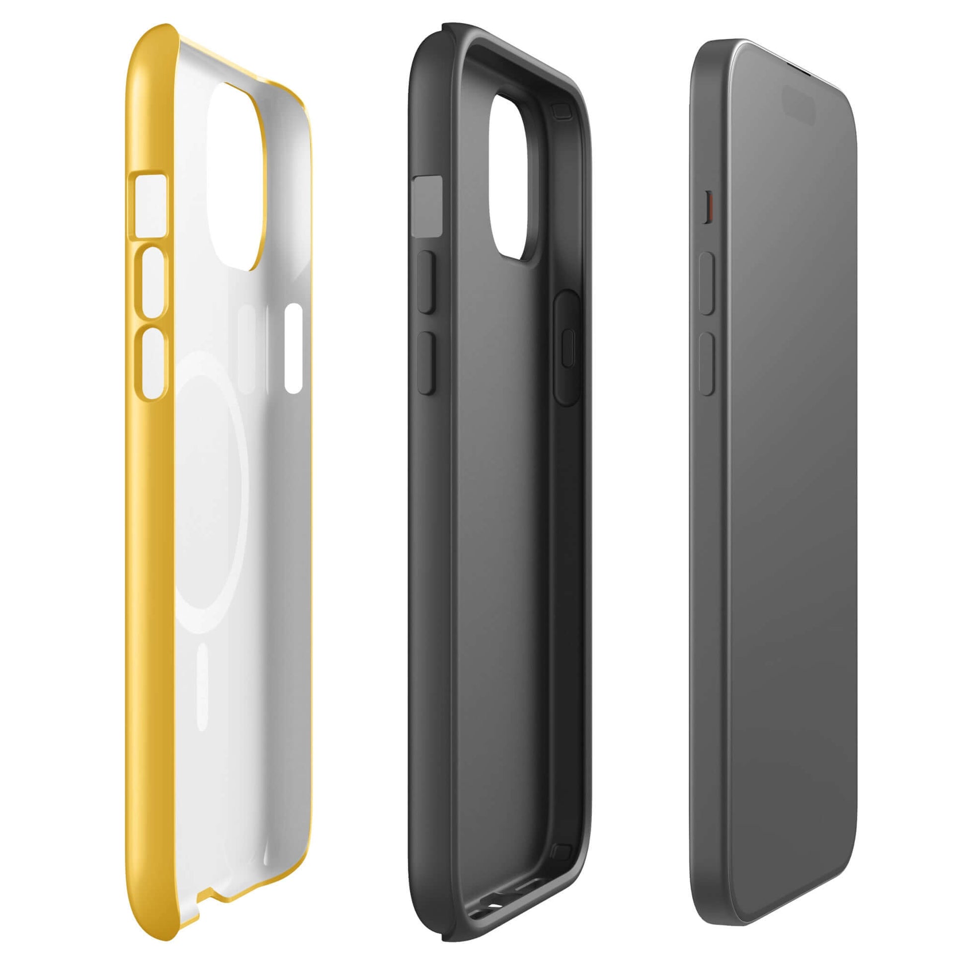 Magnetic Phone Case for iPhone featuring smiley paw print design for playful pet lovers.