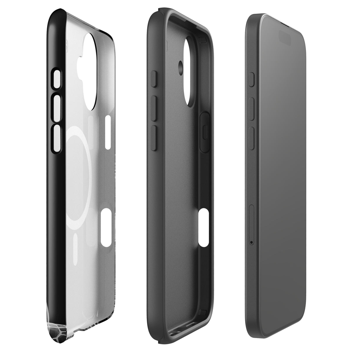 Magnetic Phone Case for iPhone with ancient sea turtle art, showcasing sleek design and detailed artistry for protection
