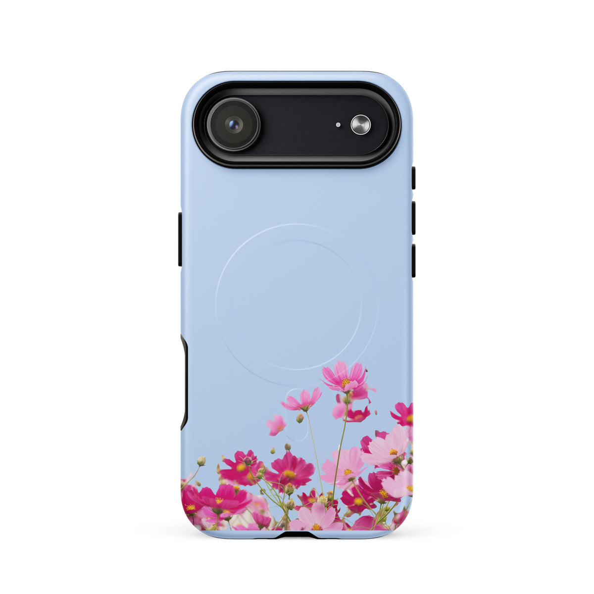 Magnetic Phone Case for iPhone with Blooming Floral Charm (xx212)