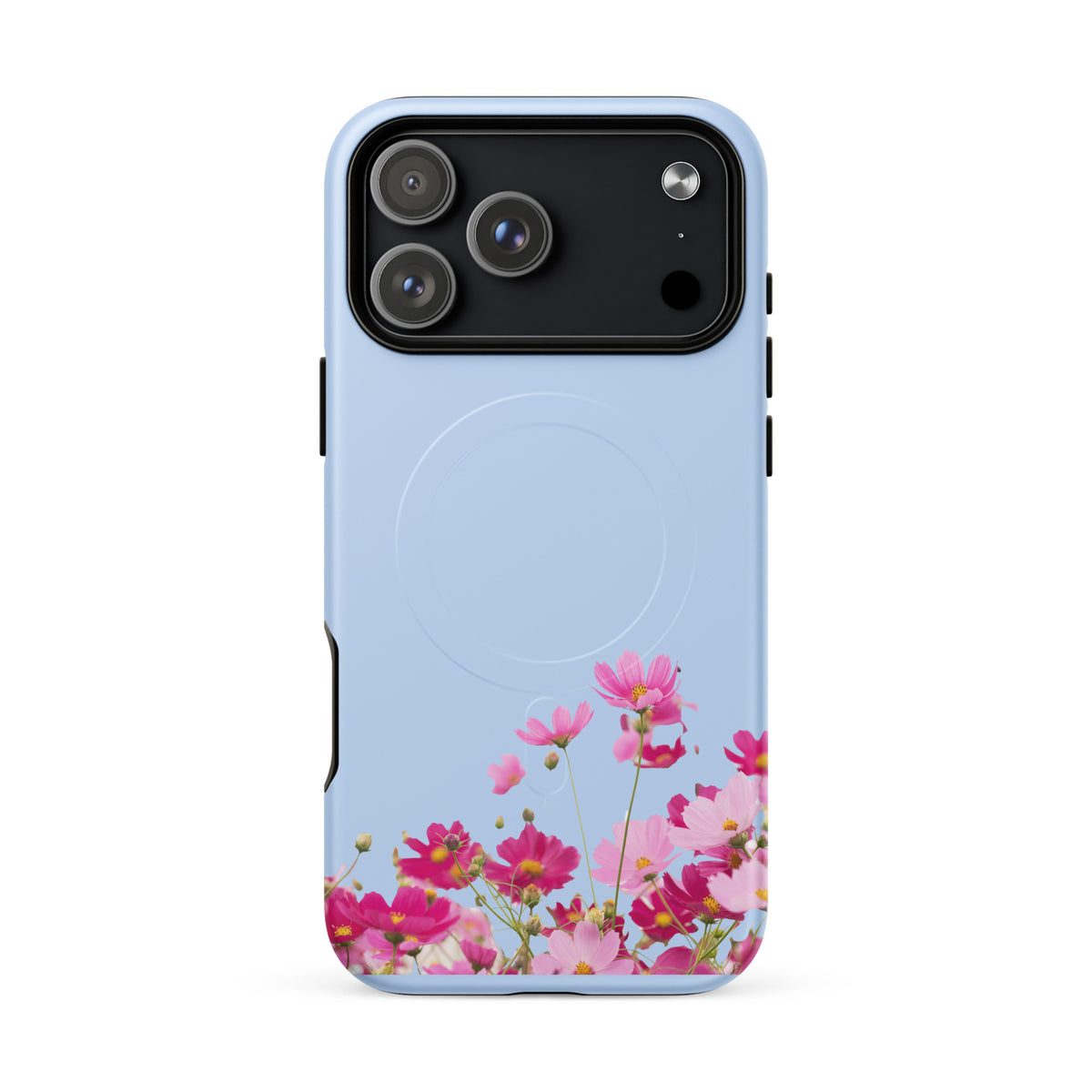 Magnetic Phone Case for iPhone with Blooming Floral Charm (xx212)