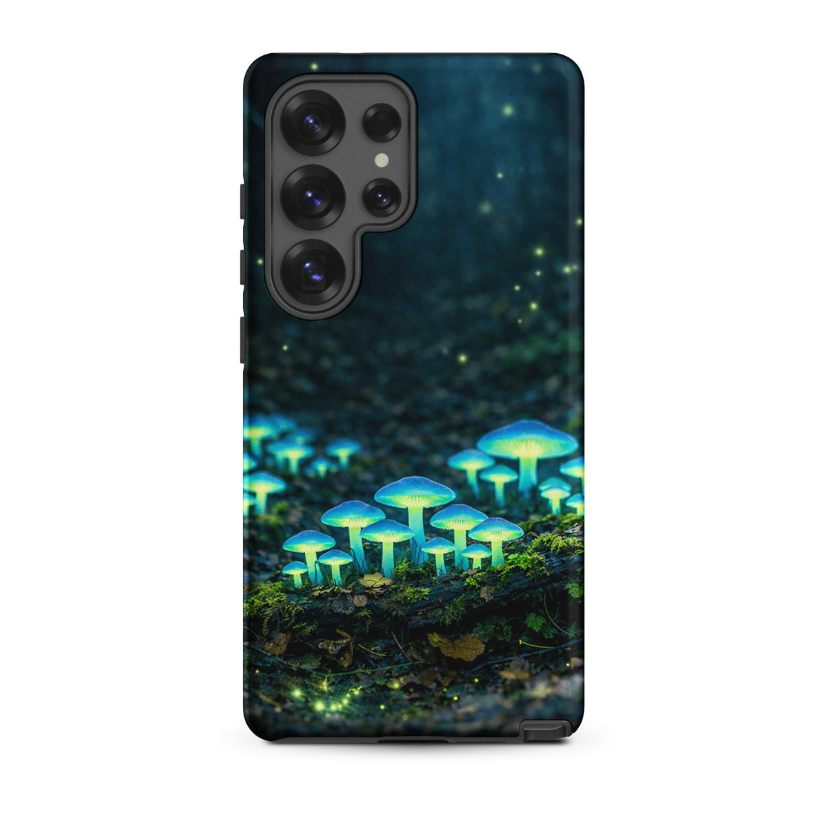 Phone Case with glowing forest mushrooms for Samsung Galaxy