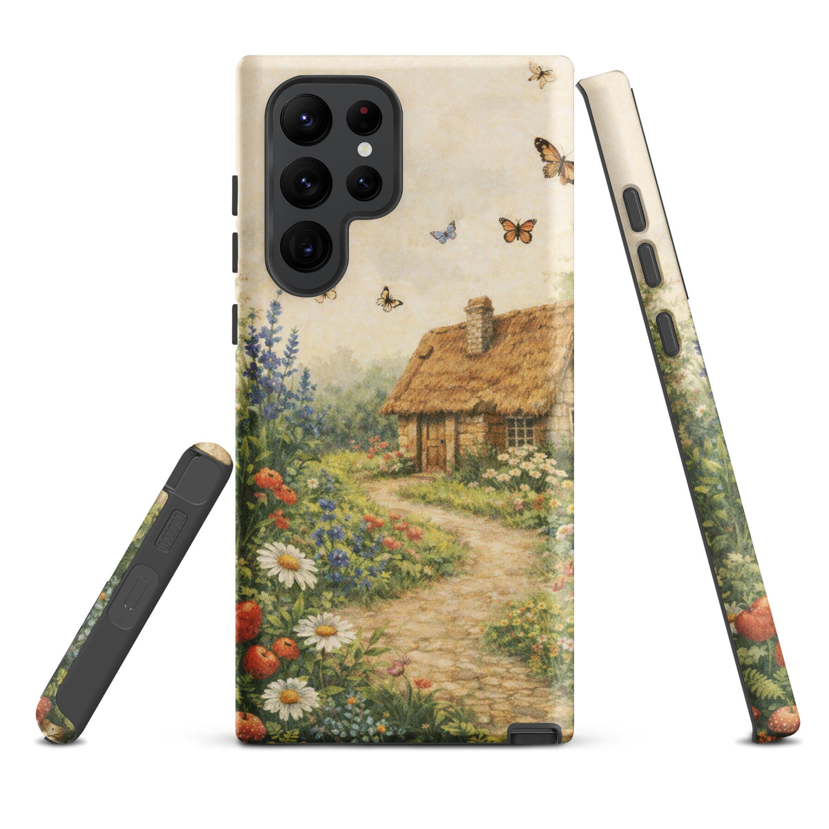 Phone Case for Samsung Galaxy with cottage garden art