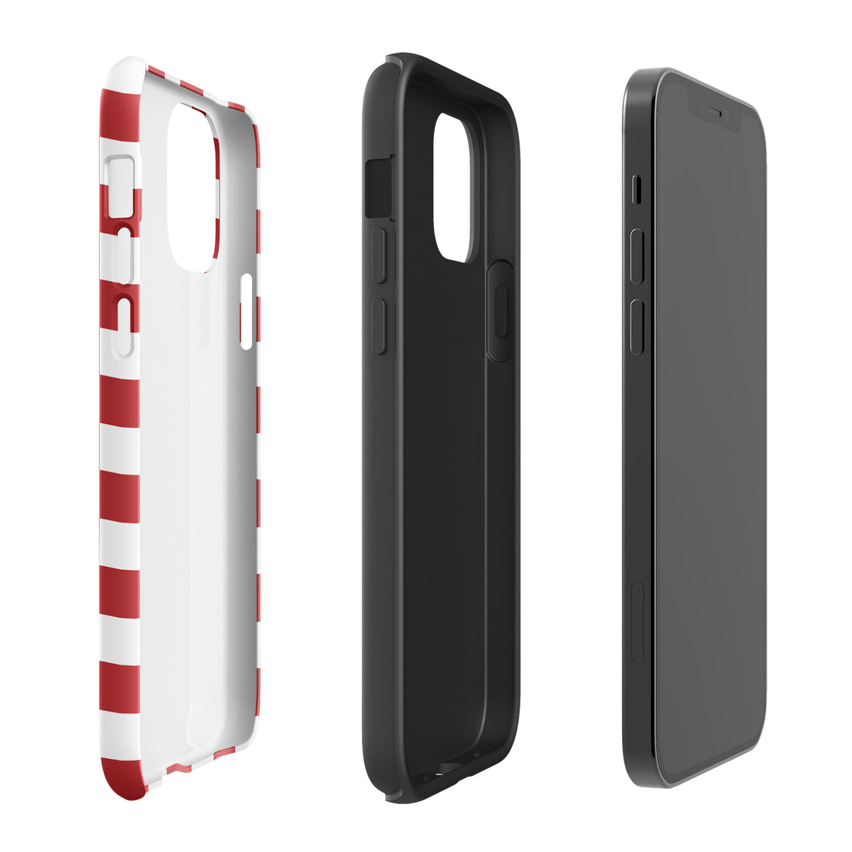 Phone Case for iPhone featuring a crimson red checkered design with bold personality boost.