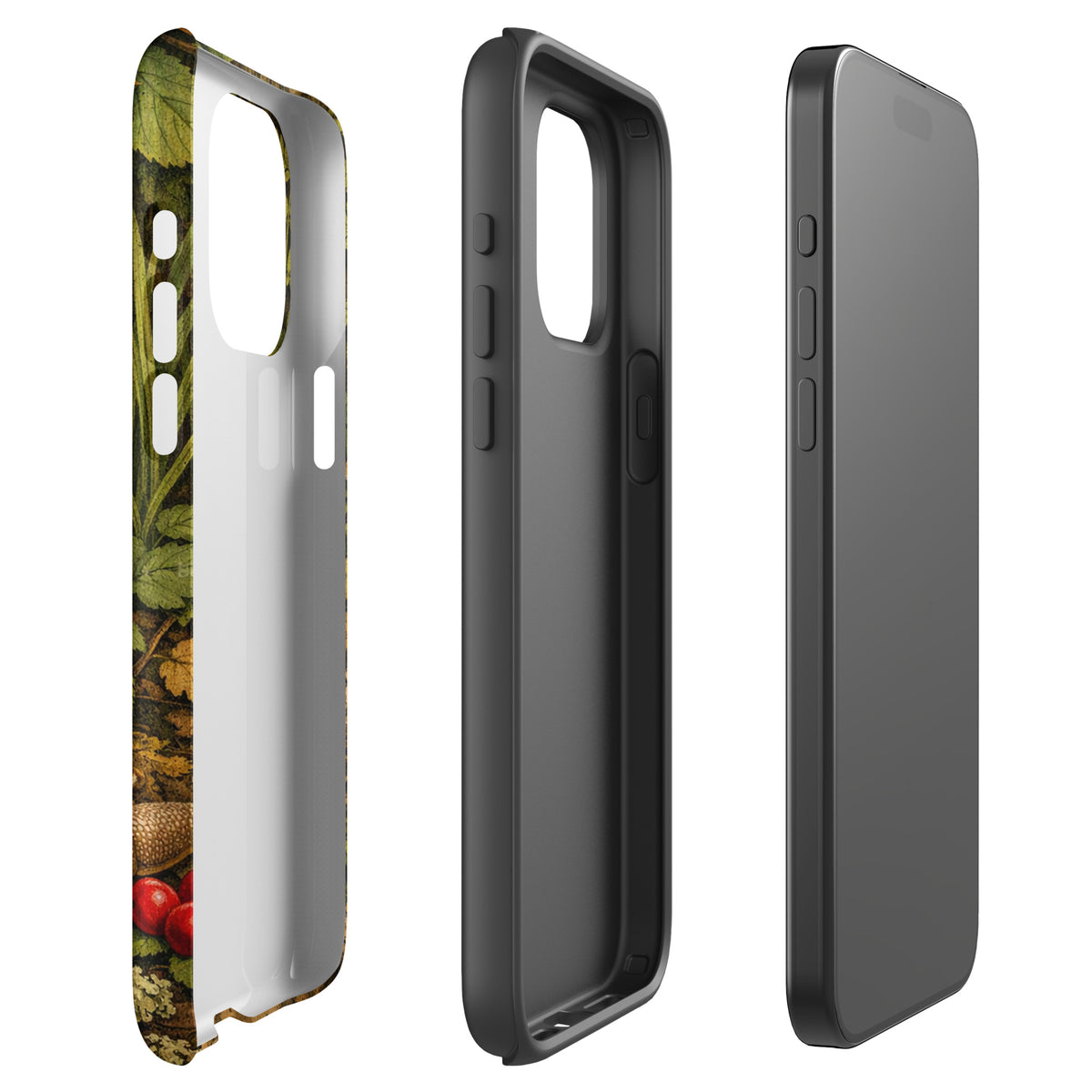 Phone Case with Amanita Muscaria design for iPhone showcasing forest magic.