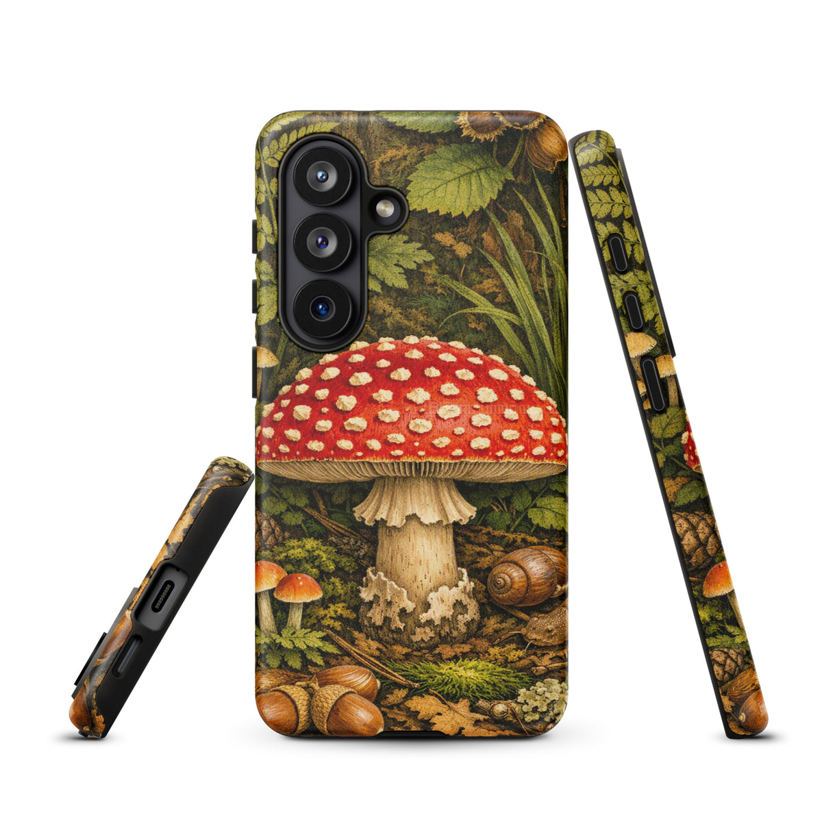 Phone Case with Amanita muscaria mushroom design for Samsung Galaxy