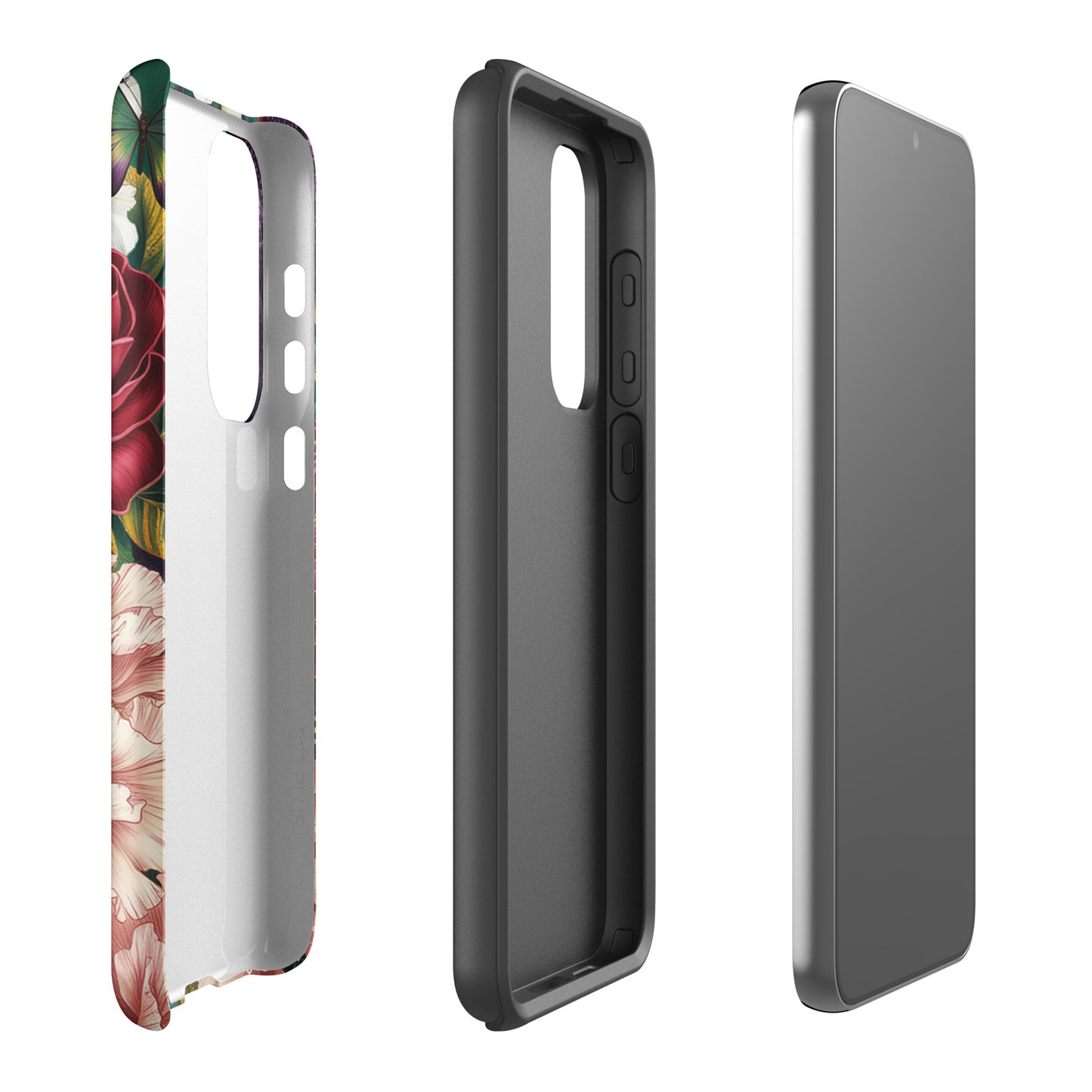 Phone Case for Samsung Galaxy with botanical garden bloom design