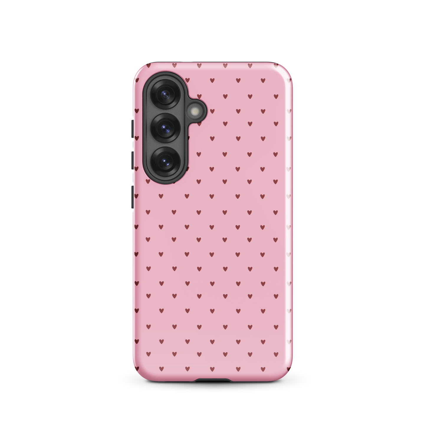 Phone Case for Samsung Galaxy with Heart-Dot Pattern in playful design.