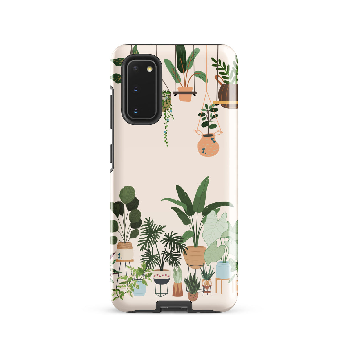 Phone Case for Samsung Galaxy - Botanical Bliss with Hanging & Potted Plants