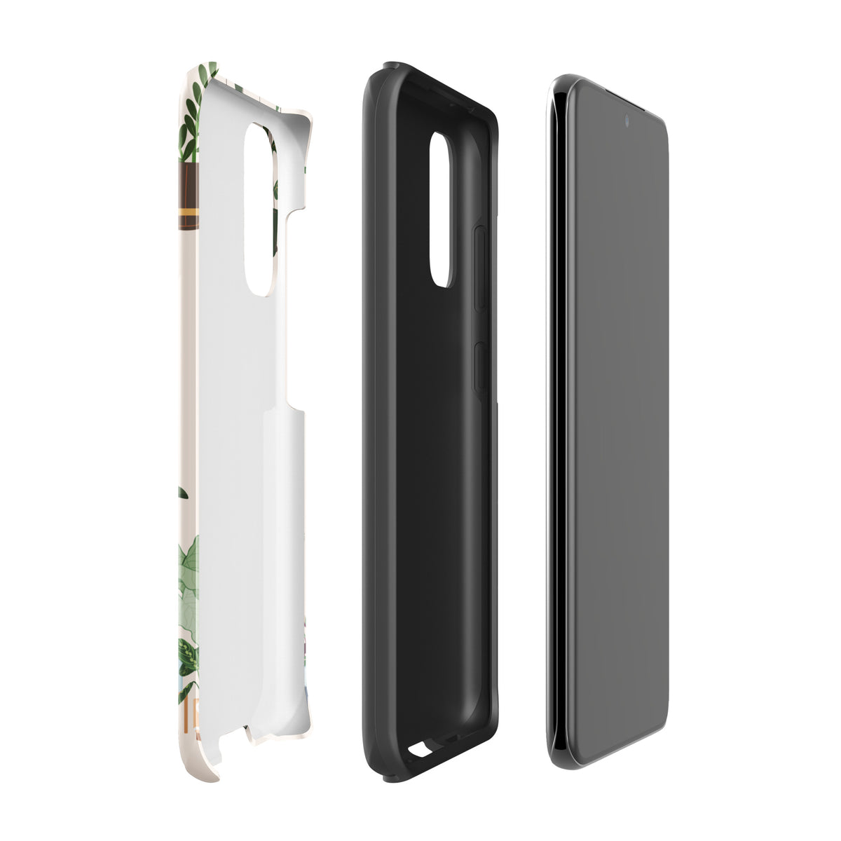 Phone Case for Samsung Galaxy - Botanical Bliss with Hanging & Potted Plants