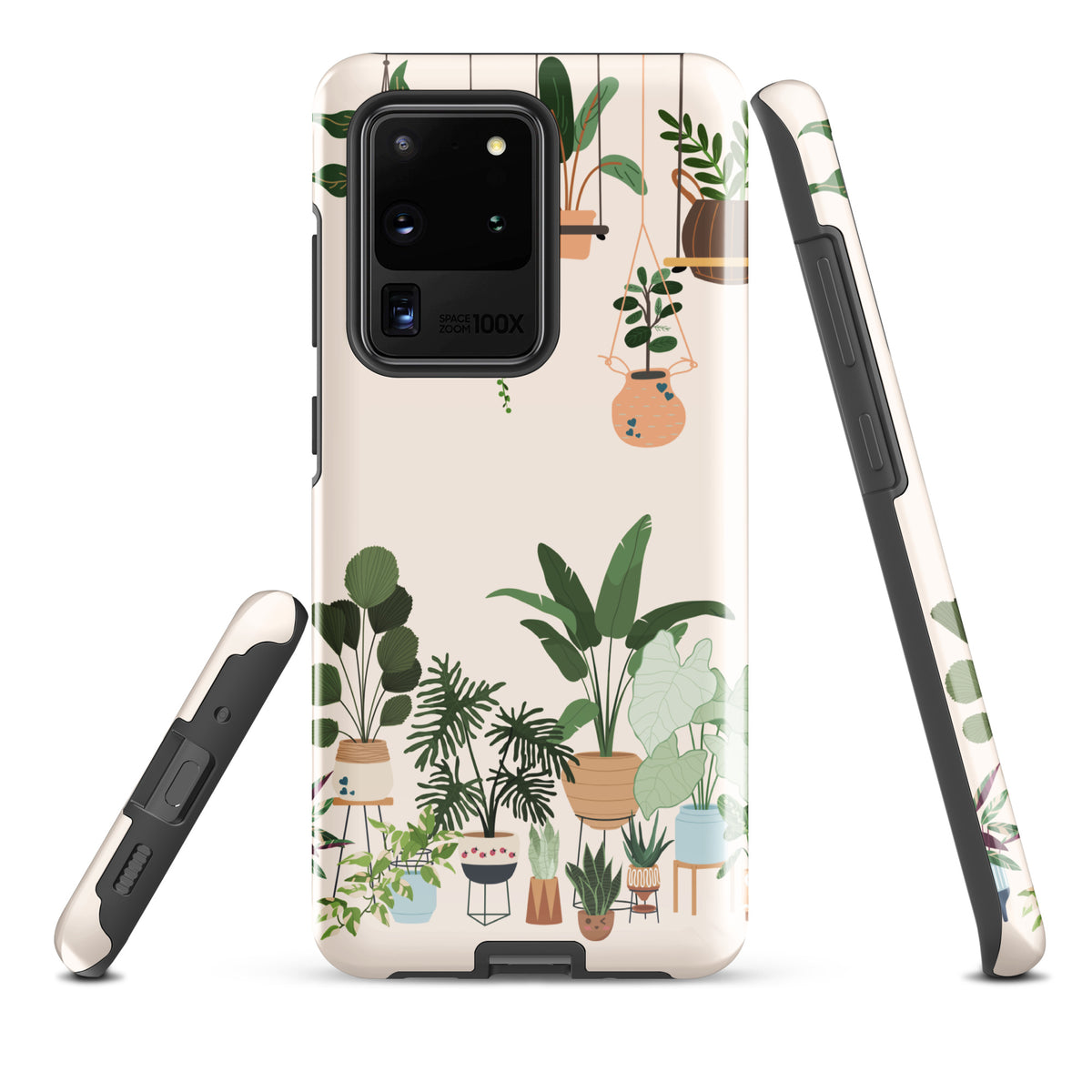 Phone Case for Samsung Galaxy - Botanical Bliss with Hanging & Potted Plants