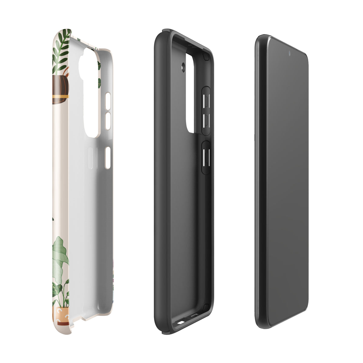 Phone Case for Samsung Galaxy - Botanical Bliss with Hanging & Potted Plants