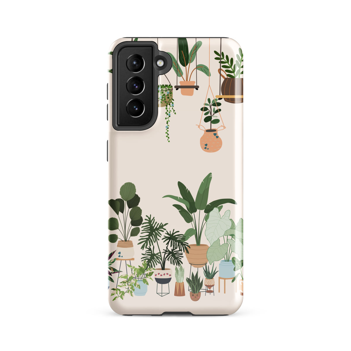 Phone Case for Samsung Galaxy - Botanical Bliss with Hanging & Potted Plants