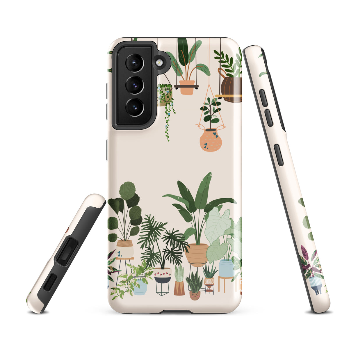 Phone Case for Samsung Galaxy - Botanical Bliss with Hanging & Potted Plants