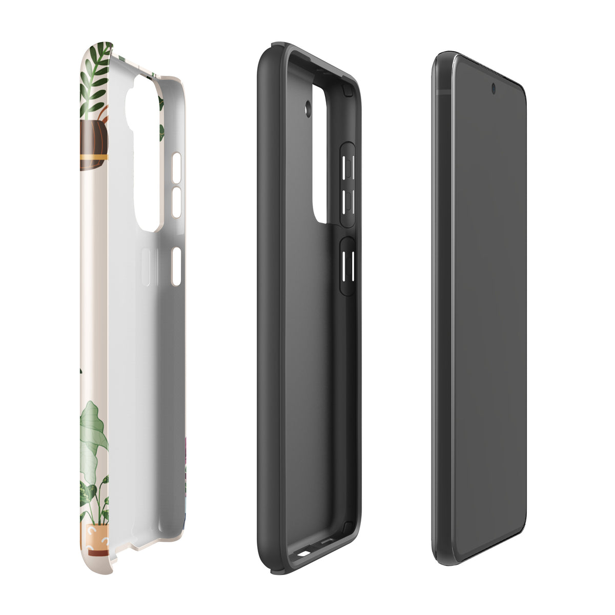 Phone Case for Samsung Galaxy - Botanical Bliss with Hanging & Potted Plants