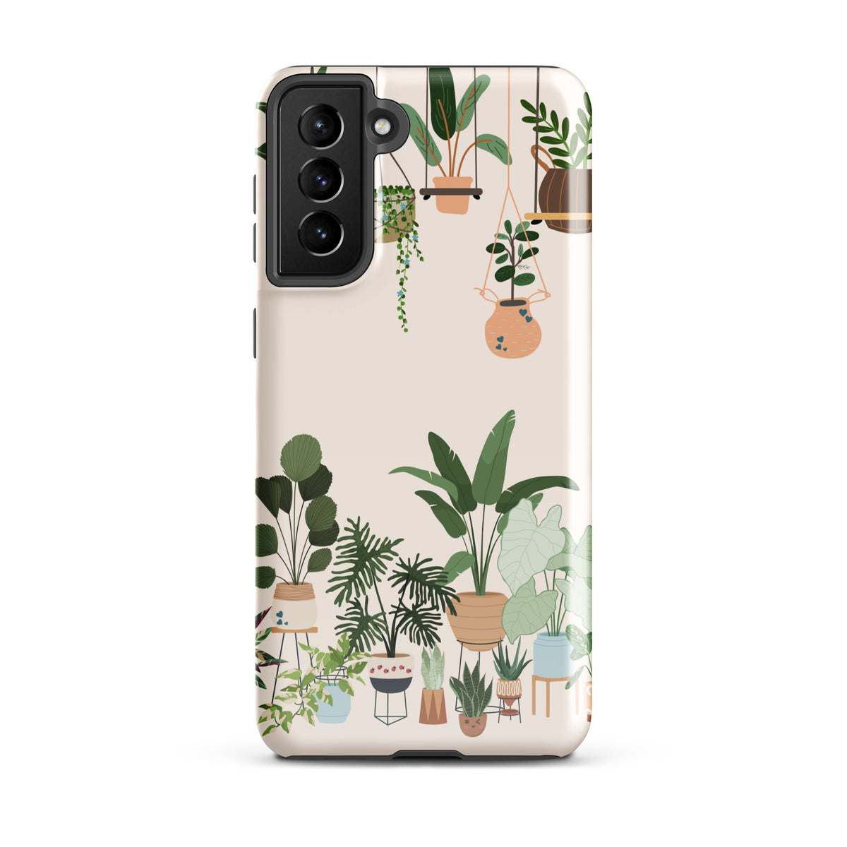 Phone Case for Samsung Galaxy - Botanical Bliss with Hanging & Potted Plants