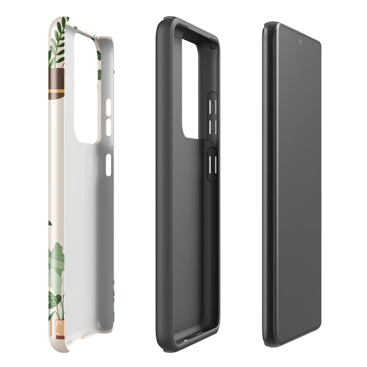Phone Case for Samsung Galaxy - Botanical Bliss with Hanging & Potted Plants