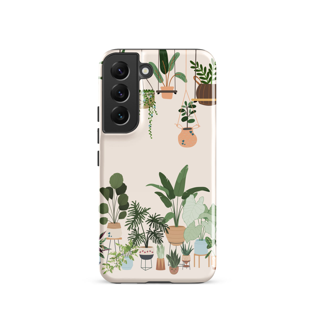Phone Case for Samsung Galaxy - Botanical Bliss with Hanging & Potted Plants