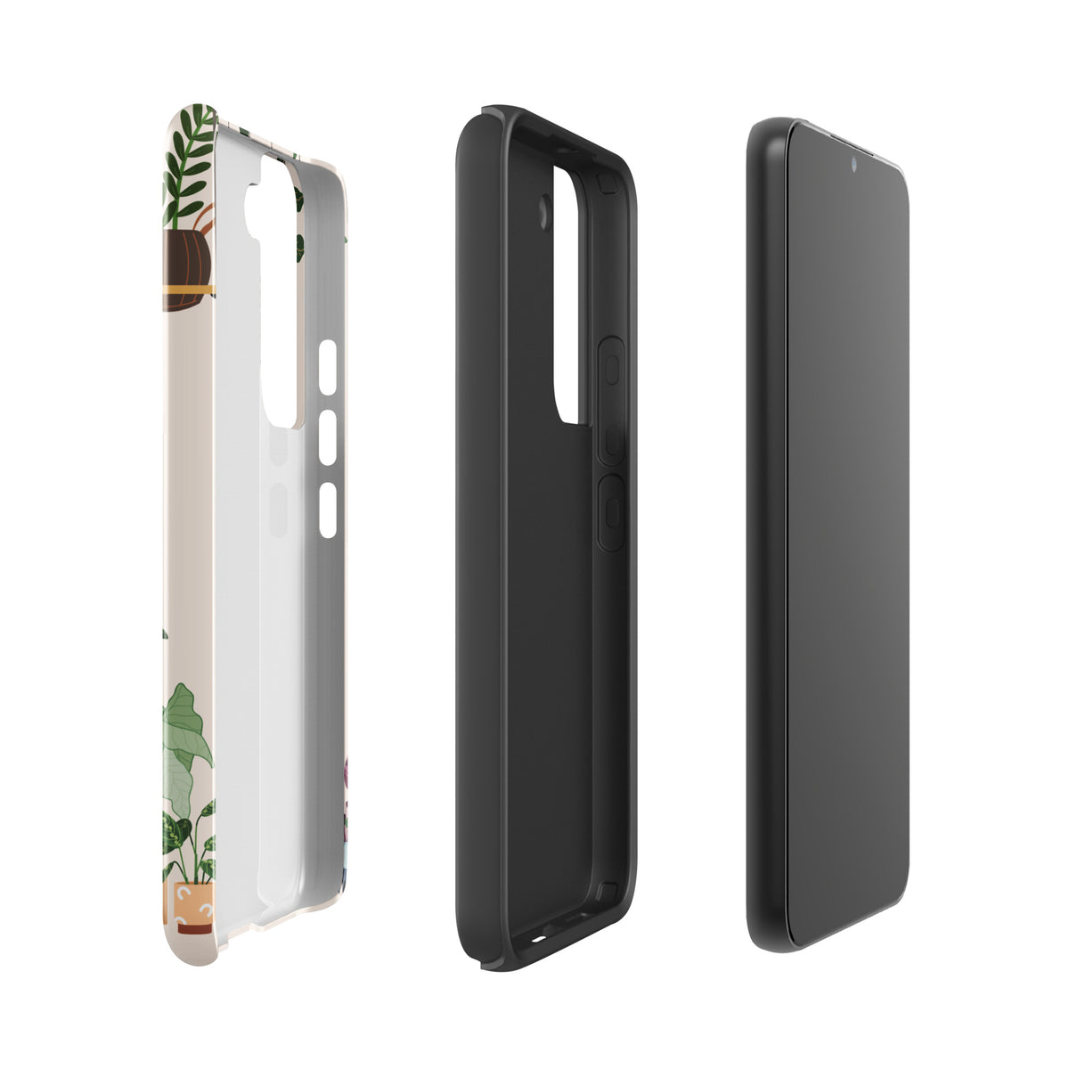 Phone Case for Samsung Galaxy - Botanical Bliss with Hanging & Potted Plants
