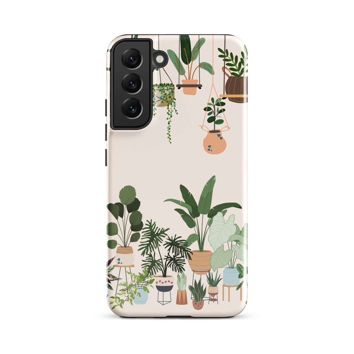 Phone Case for Samsung Galaxy - Botanical Bliss with Hanging & Potted Plants