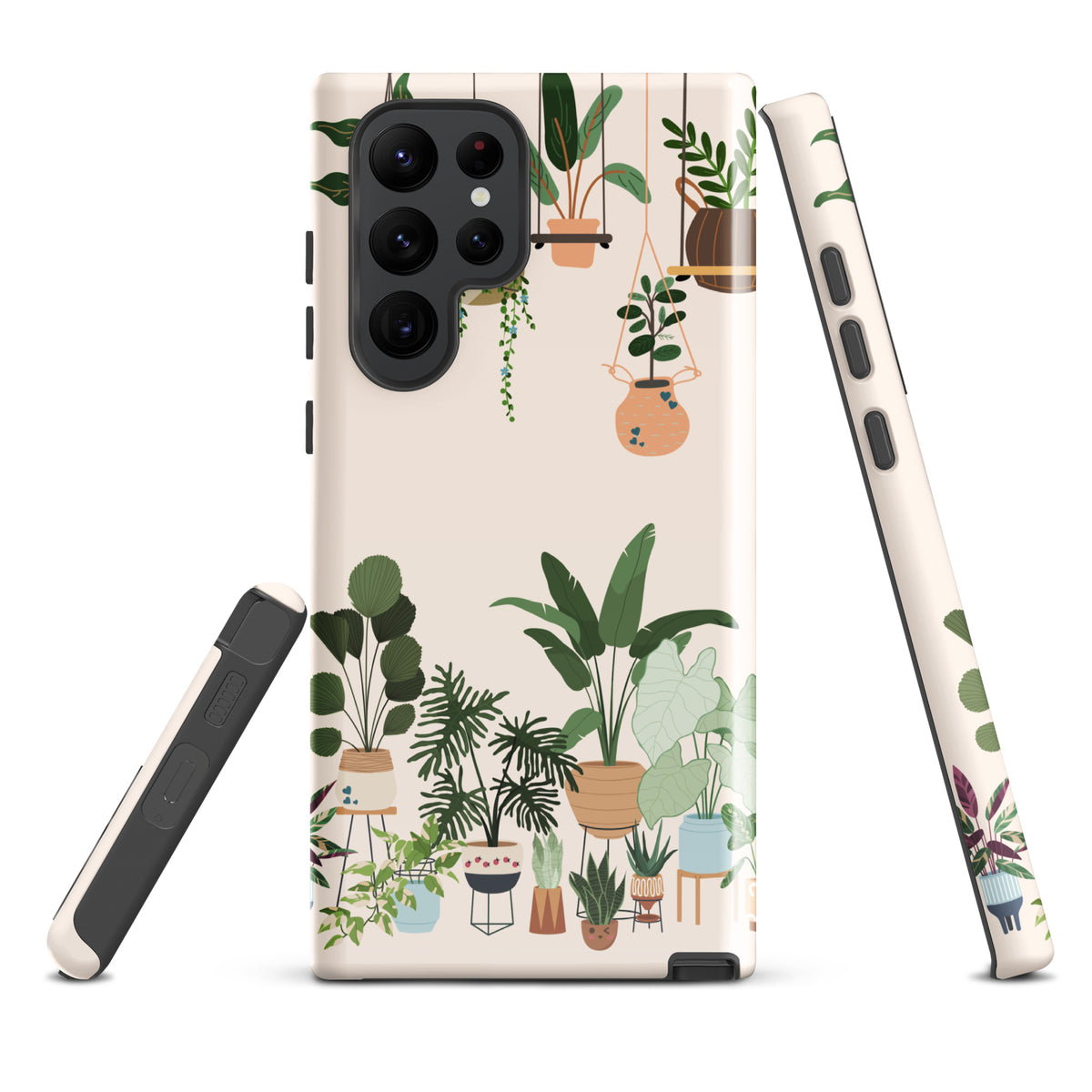Phone Case for Samsung Galaxy - Botanical Bliss with Hanging & Potted Plants