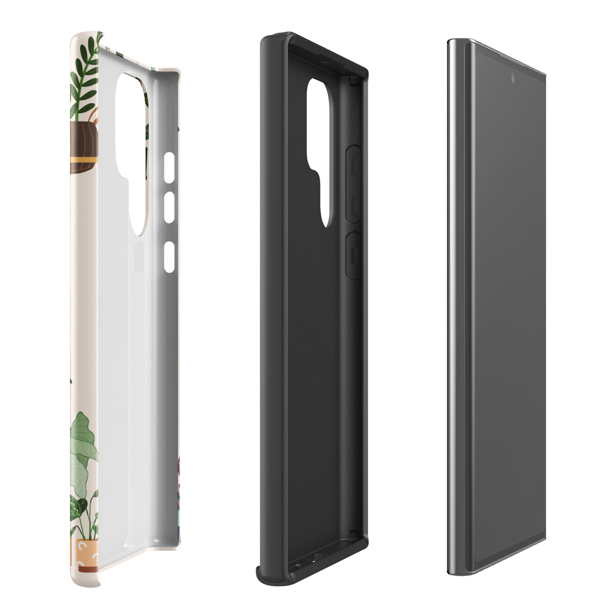 Phone Case for Samsung Galaxy - Botanical Bliss with Hanging & Potted Plants
